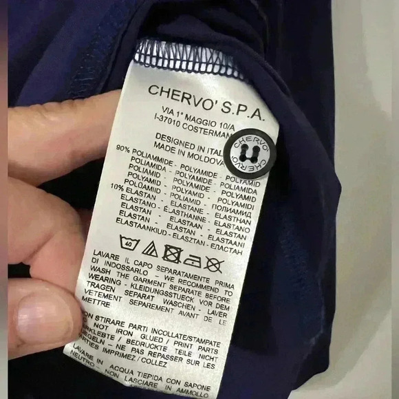 - Chervo long sleeve polo size 50 (M) bio sun block (J108) - Picture 3 of 9